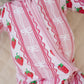 Bamboo Zip Romper | Strawberry