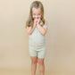 Solid Ribbed Bamboo 2pc Pajamas - more colors