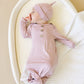 Newborn Bamboo Gown & Hat Set