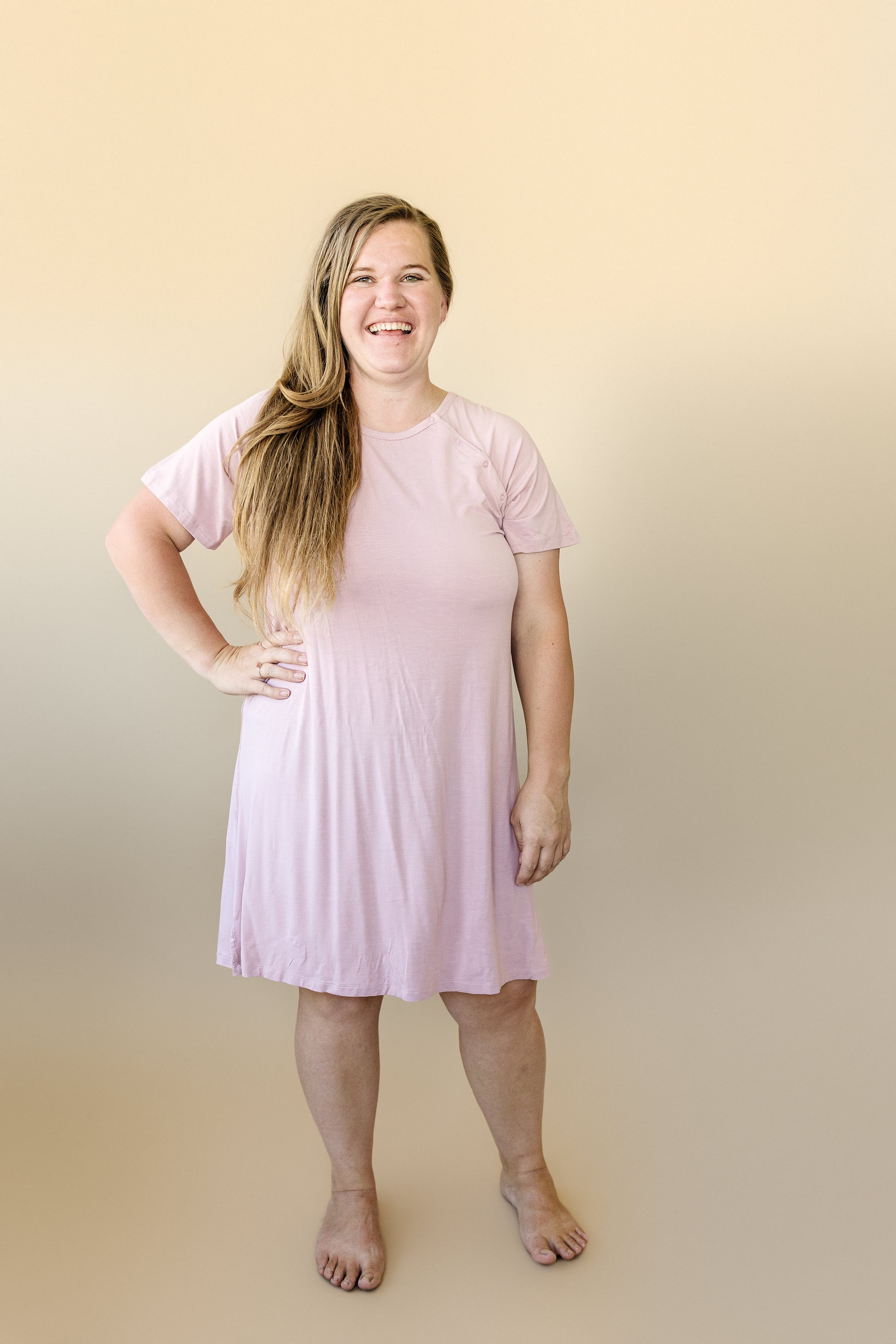 pink dress delivery tomorrow The Everything Slip Dress in Blush Pink