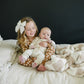 Cream Bamboo Snap Long Sleeve Ribbed Bodysuit