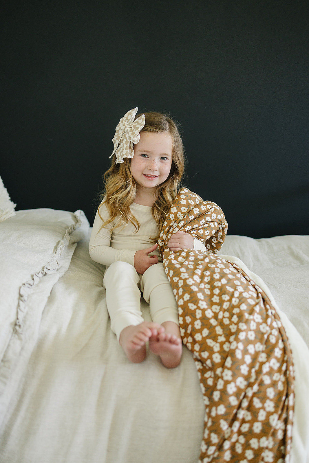 Cream Ribbed Bamboo Cozy Set - Little Joy Co.