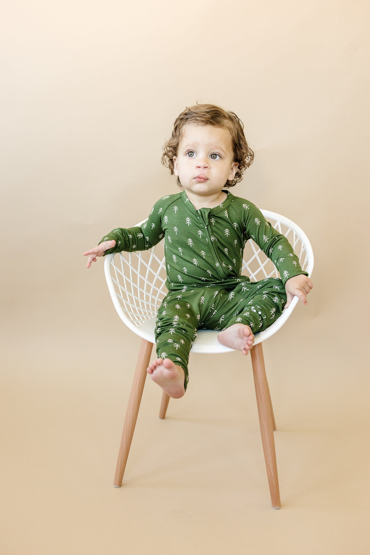 Evergreen Dreams Zippy Romper