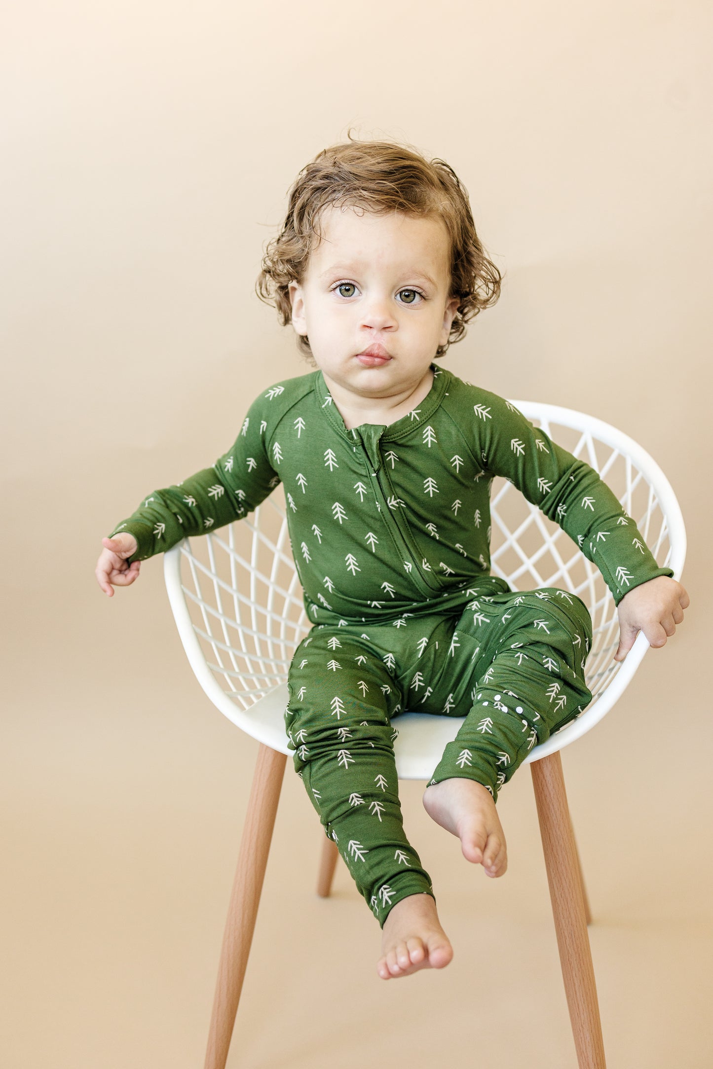 Evergreen Dreams Zippy Romper