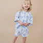 Shorts Set | Blue Bow