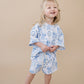 Shorts Set | Blue Bow
