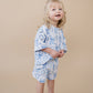 Shorts Set | Blue Bow