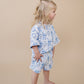 Shorts Set | Blue Bow
