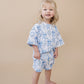 Shorts Set | Blue Bow