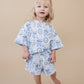 Shorts Set | Blue Bow