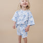Shorts Set | Blue Bow