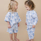Shorts Set | Blue Bow