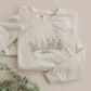 Custom Embroidered Adult Comfort Colors Sweatshirt - Mama or Mother's Day Designs
