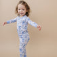 Bamboo Two Piece Set | Blue Bow