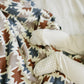 Cream Ribbed Bamboo Zipper - Little Joy Co.