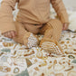 Latte Ribbed Bamboo Zipper - Little Joy Co.