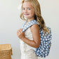 Green Floral Mini Backpack