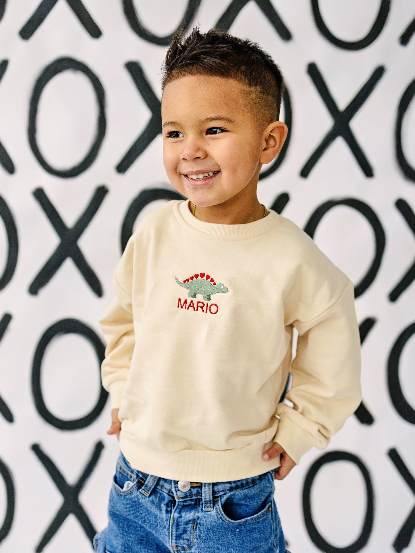 Valentine's Custom Embroidered Crewneck Sweatshirt