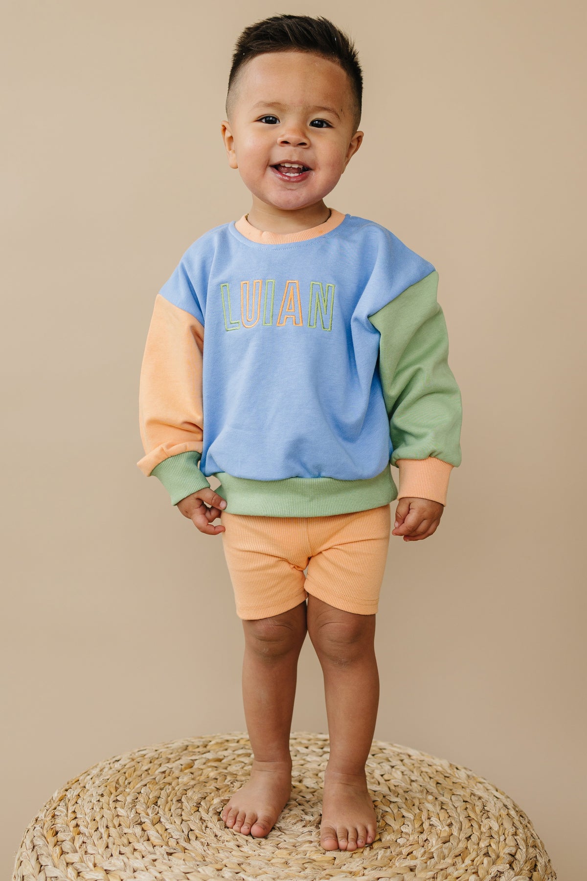 Gingham Jack o' Lantern Graphic Sweatshirt, Tee or Bubble Romper
