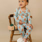 Bamboo Two Piece Set | Gingerbread Gingham