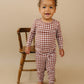 Bamboo Two Piece Set | Chocolate Gingham
