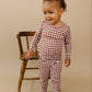 Bamboo Two Piece Set | Chocolate Gingham