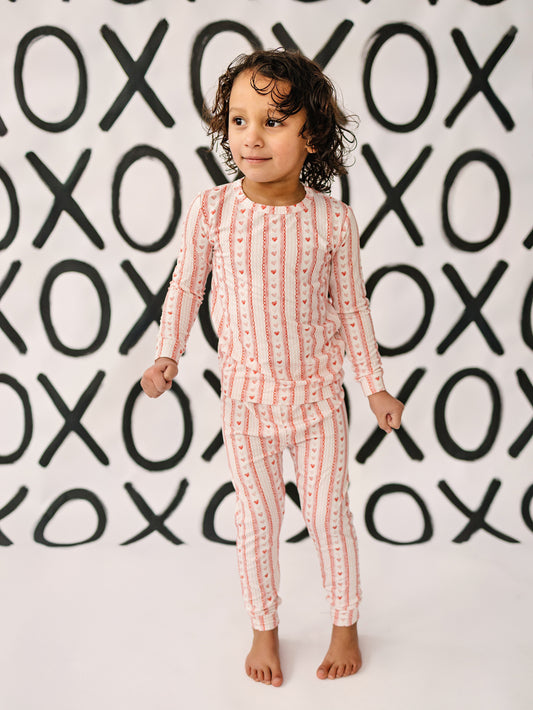 Laced with Love – 2-teiliges Pyjama-Set aus Bambus