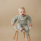 Custom Embroidered Organic Cotton Jogger Set - Sage