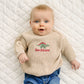 Custom Embroidered Valentine's Knit Sweater - Cream