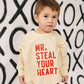 Mr. Steal Your Heart Sweatshirt Romper - more colors