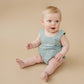 Custom Embroidered Organic Cotton Bubble Romper - more colors