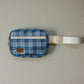 Navy Plaid Mini Fanny Pack