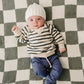 White Chunky Knit Beanie
