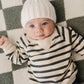 White Chunky Knit Beanie