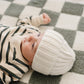 White Chunky Knit Beanie
