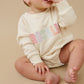 Custom Embroidered Sweatshirt Romper - more colors