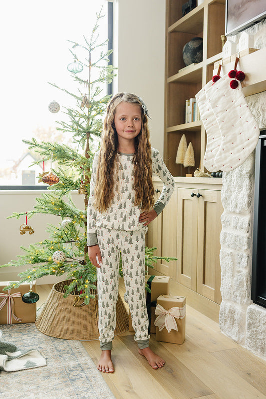 Christmas Trees Bamboo Cozy Set