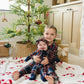 Christmas Plaid Collared Pajama Set