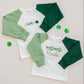 Custom Embroidered St. Patrick's Day Colorblock Tee