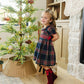 Christmas Plaid Smocked Dress