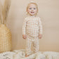 Pumpkin Plaid Bamboo Baby Pajamas - 2 Piece Set