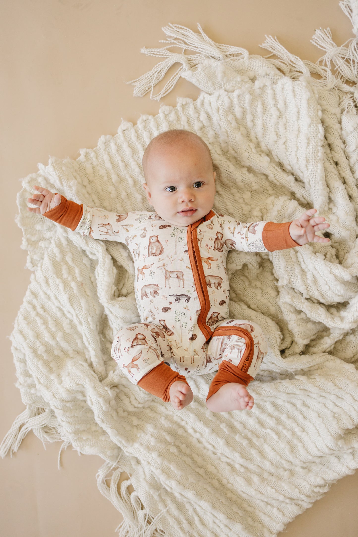 Forest Friends Bamboo Zippy Romper