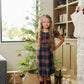 Christmas Plaid Smocked Dress