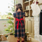 Christmas Plaid Smocked Dress