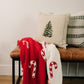 Candy Cane Plush Blanket