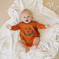 Jack O Lantern Sweatshirt Romper