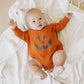 Jack O Lantern Sweatshirt Romper