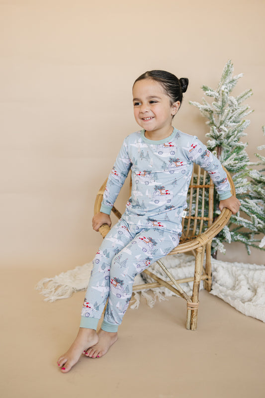 Cruisin' to Christmas 2pc Bamboo Pajamas