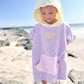 Colorblock Terry Beach Towel Poncho with Optional Custom Embroidery - more colors