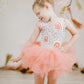 Peach Rainbow Tank Tutu Leotard